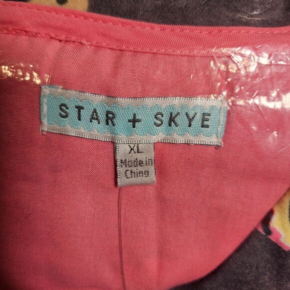 NWT Star+Skye Womens XL Cupcake snowman ginger breadman Print Flannel Pajama Set - Picture 4 of 8